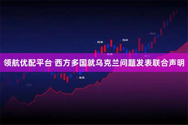 领航优配平台 西方多国就乌克兰问题发表联合声明
