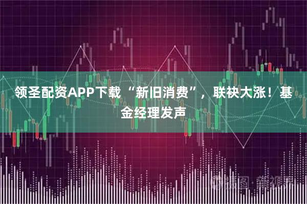 领圣配资APP下载 “新旧消费”，联袂大涨！基金经理发声